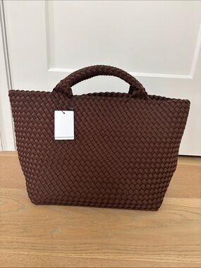 Naghedi Woven Tote Bag - Brown